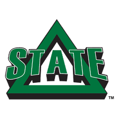 Delta St. college football team logo