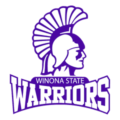 Winona St. college football team logo